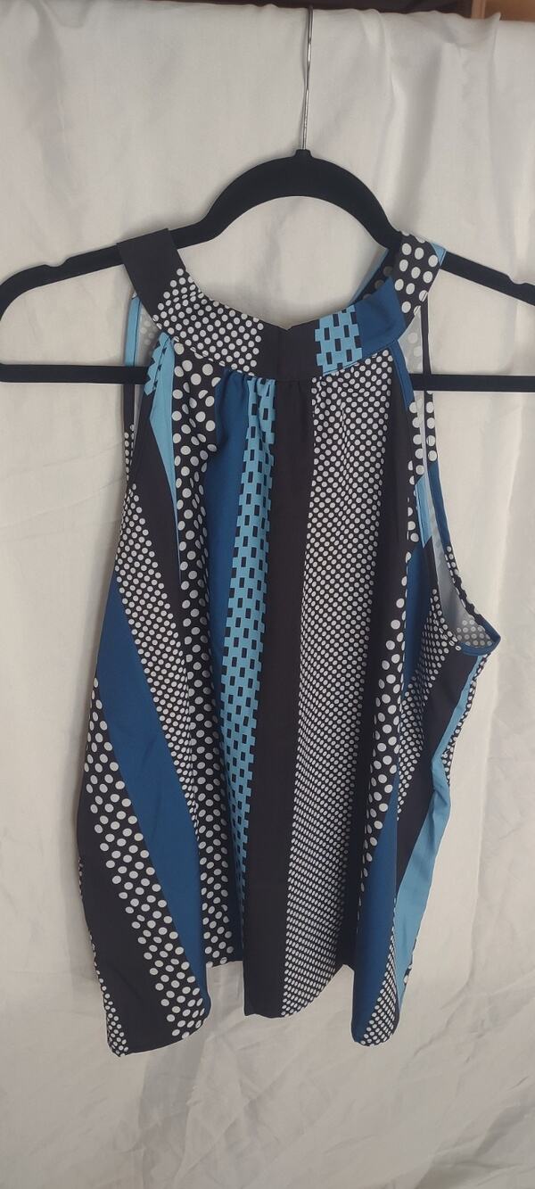 Women's Sleeveless Blouse High neck Plus Size NWOT